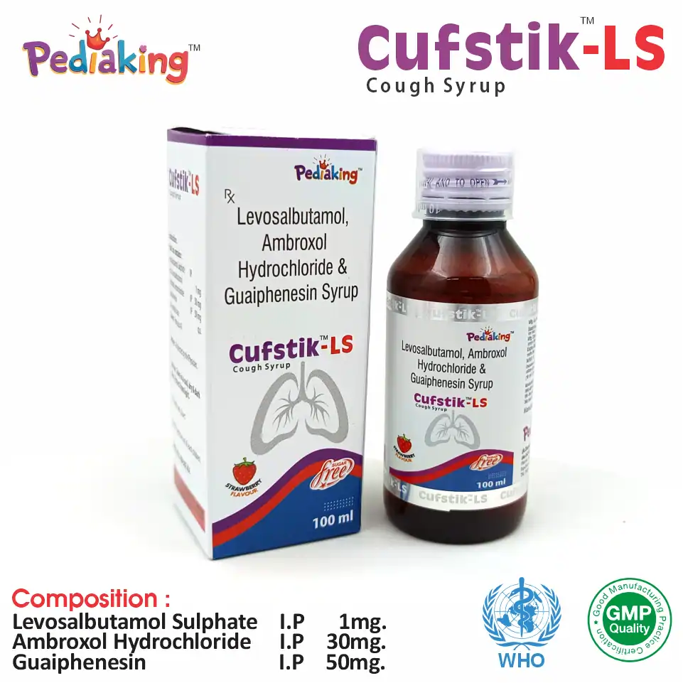 Levosalbutamol 1mg + Ambroxol 30mg + Guaifenesin 50mg | Best Price for PCD Pharma Franchise | Wet Cough Relief